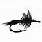 Image result for Black and White Fishing Fly