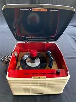 Image result for Vintage RCA Victor Record Player with Speakers