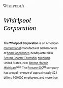 Image result for Whirlpool Corporation Wikipedia