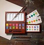 Image result for Wooden Watercolor Box