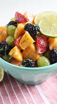 Image result for Fruit Salad with Yogurt