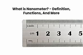 Image result for Nanometer