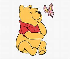 Image result for Winnie the Pooh Butterfly Black and White
