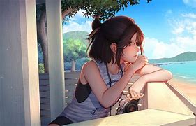 Image result for Anime Summer Beach Wallpaper