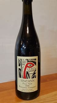 Image result for Sineann Pinot Noir Block One
