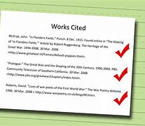 Image result for Works Cited Essay Example