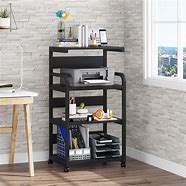 Image result for Printer Table with Shelves
