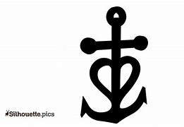 Image result for Heart Anchor Silhouette