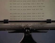 Image result for The Shining Wendy Typewriter Meme