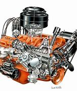 Image result for Small Block Chevy Made Out of Wood