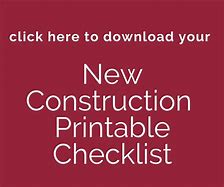 Image result for Home Building Checklist
