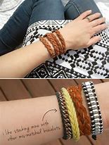 Image result for Leather Bracelet Closures