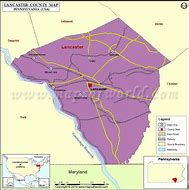 Image result for Map of Lancaster PA Area