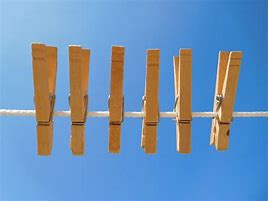 Image result for Wooden Clothespins with Metal Clip