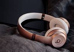 Image result for Beats Headphones Rose Gold Accent