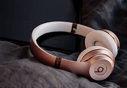 Image result for Rose Gold and Black Headphones