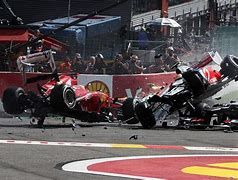 Image result for F1 Car Crashes