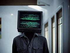 Image result for Static TV with Face