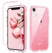 Image result for Crystal Clear Glitter iPhone XR Phone Case