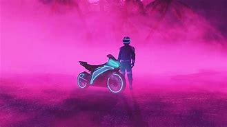 Image result for Neon Motorcycle Wallpaper 4K