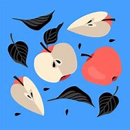 Image result for Fresh Red Apple Cartoon