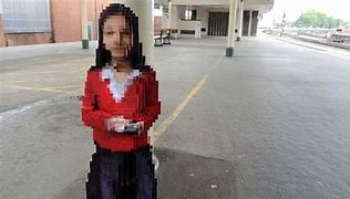 Image result for Pixelated Real-Person