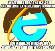 Image result for Internet Explorer Dora Meme