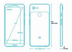 Image result for Average Dimensions of Phone