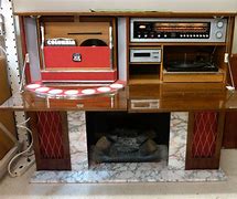 Image result for TV Console with Record Player