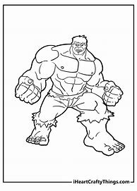 Image result for Outline of Hulk