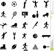 Image result for Sports Symbols Black and White