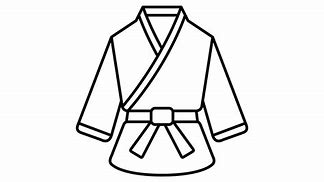 Image result for Karate Uniform Drawing