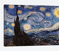 Image result for Realistic Starry Night Print