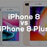 Image result for iPhone 8 and 8 Plus Size