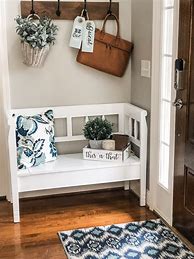 Image result for Entryway Wall Storage and Bench