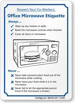 Image result for Clean Up Microwave Signs