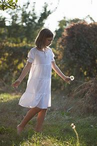 Image result for Barefoot Little Girl Nightgown