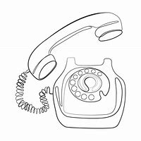 Image result for Rotary Phone Illustration