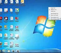 Image result for Show Desktop Icons Windows 7