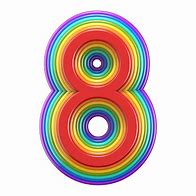 Image result for Rainbow Number Eight