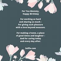 Image result for Poems for Your Mums Birthday