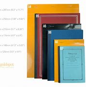 Image result for B5 Notepad Size