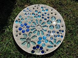 Image result for Homemade Stepping Stones Using Mica Powder for Color