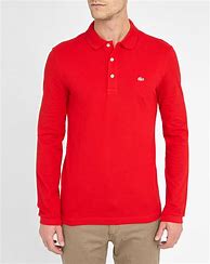 Image result for Lacoste Long Sleeve Polo