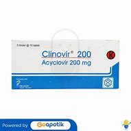Image result for Clinovir Tablet Indonesia