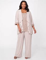 Image result for Plus Size Pant Suits Party