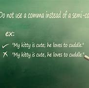 Image result for Semicolon Use