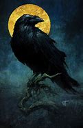 Image result for Perched Raven Art Gothic