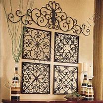 Image result for Wrought Iron Letter U Wall Decor