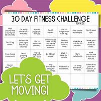 Image result for 30-Day Challenge to Workout Worksheet